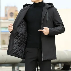 Veste à capuche épaisse et chaude pour hommes, coupe-vent décontracté pour hommes, manteau Tralike, 6XL, automne, hiver