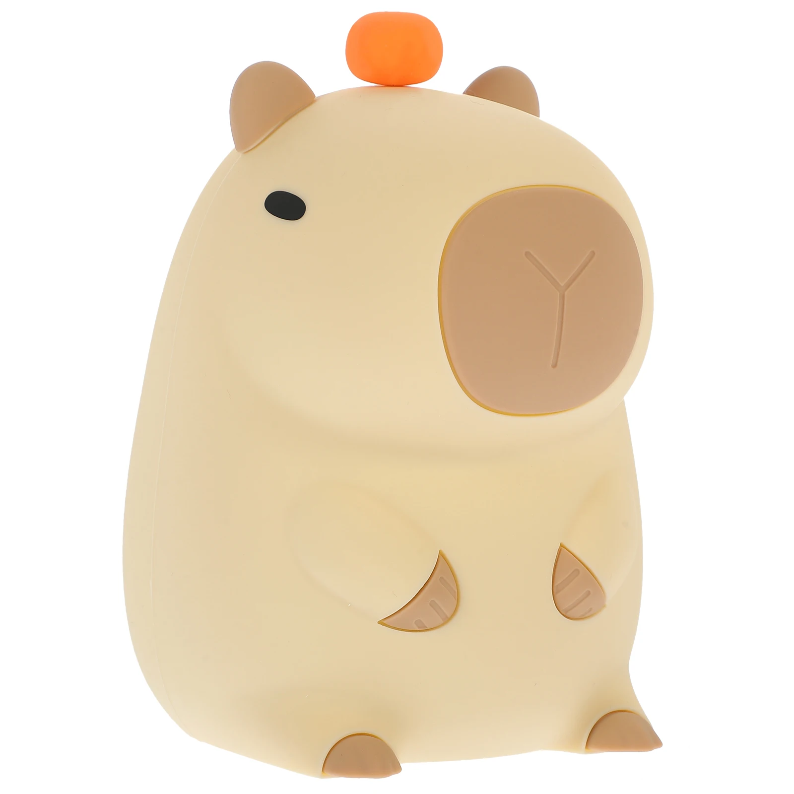 

Cute Small Silicone Animal Kawaii Night Bedroom Lamp Adjustable Brightness Led Warm Light For Room Bedside Rechargeable