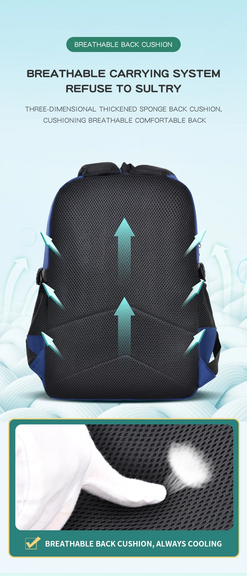 Grundschüler Schultasche Jungen 1,2,3,4,5,6 Klassen 6-12 Jahre alt Astronaut Umhängetasche Laptop Rucksack Wasserdicht WEA – Detail 6