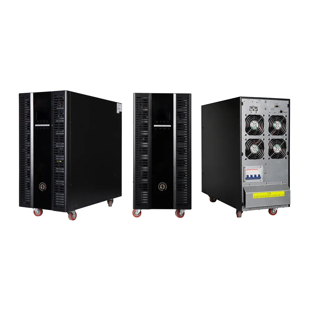 Soyan New Design 20KVA Uninterrupted Power Supply LCD Display Tower Online Backup UPS 220V