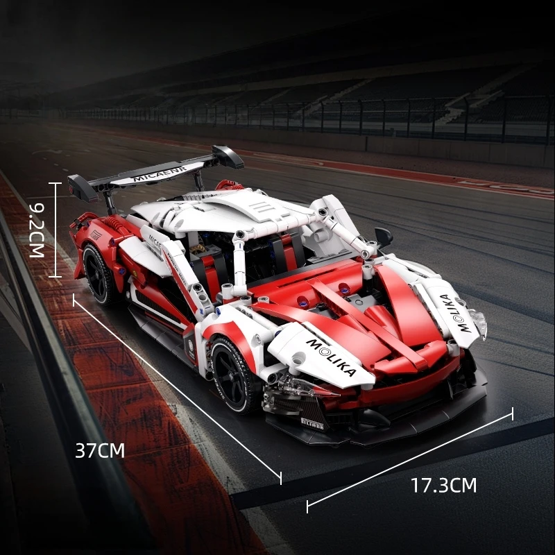 2025Hot 1200 + قطعة 1:14 التقنية P1 سوبر سباق السيارات اللبنات نموذج سوبر سيارات رياضية الطوب لعب للأولاد هدايا #4