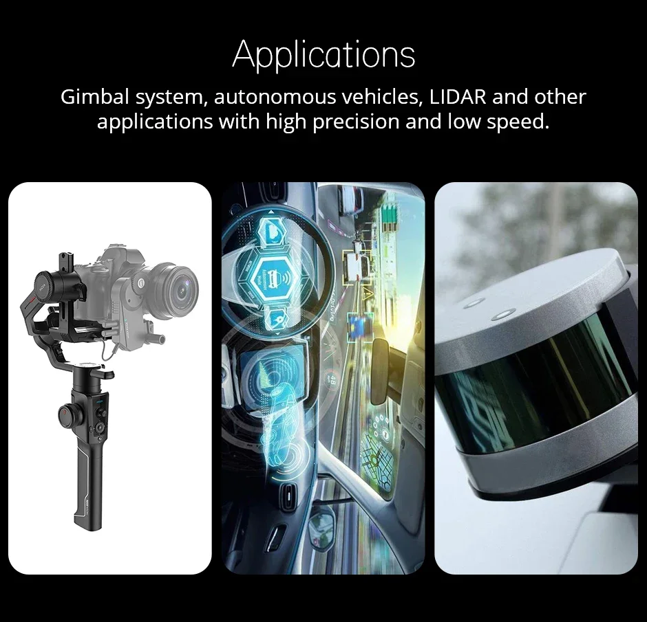 SkyDElCubeMars G40 KV70 KV210 High Torque Low Rpm Brushless DC Bldc Inrunner Gimbal Motor With Encoder