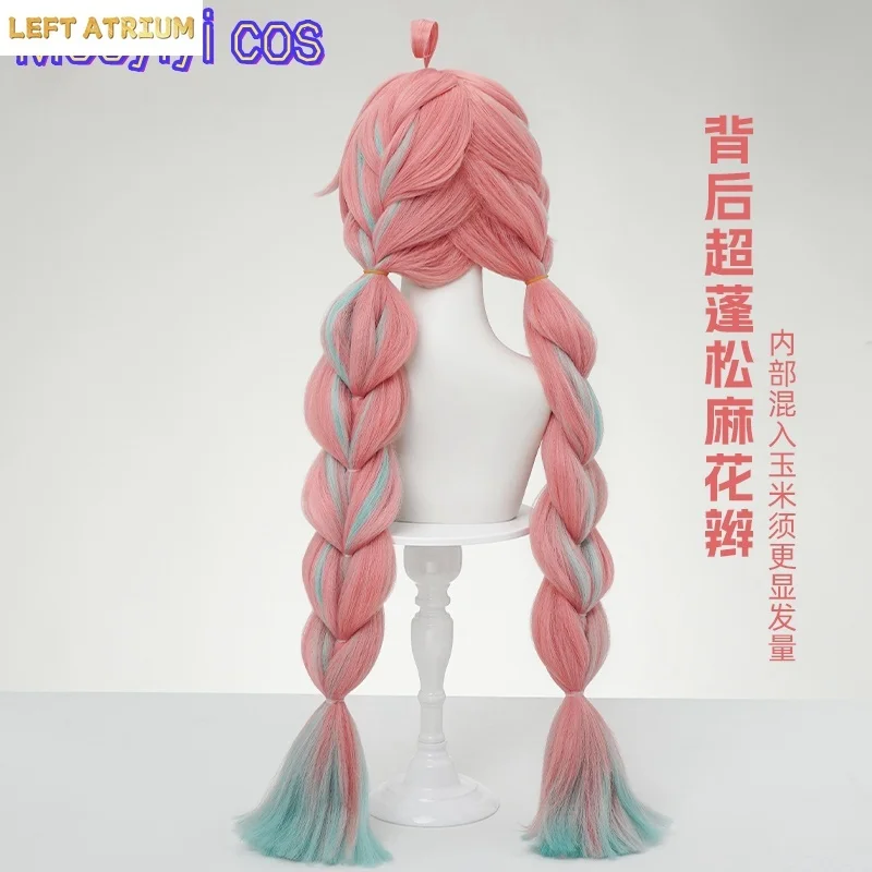 IN STOCK Newly Game Genshin Impact Varesa Cosplay Wig Halloween Party Christmas Role Playing Comic New Sexy wig Free cap 95cm view 4