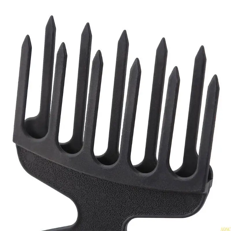 A0NC dente largo dente afro pick afro mezzi detogliare trecce per capelli olio pettine pettine