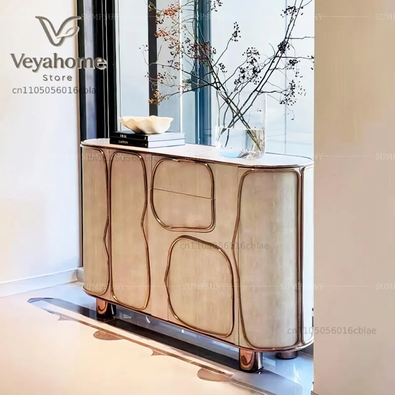 Luxury Style Shelf Nordic Storage Locker Showcase Display Storage Room Cabinet Collectables Office Entrance Hall Home Furniture