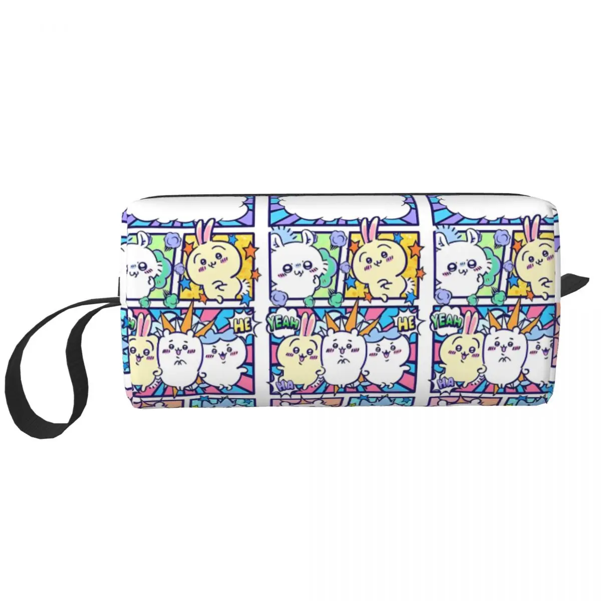 Cute Chiikawa Kawaii Cartoon Large Makeup Bag Waterproof Pouch Travel Cosmetic Bags Hachiware Usagi Storage Bag for Women