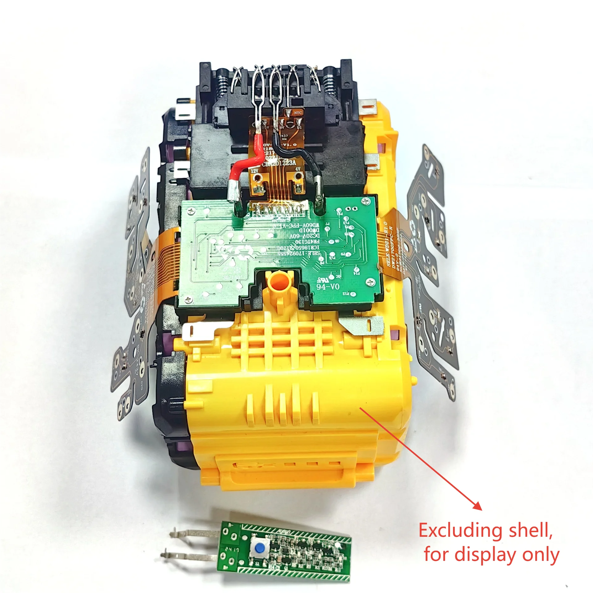 Uchwyt ogniwa 15X21700 DCB609 z płytką zabezpieczającą BMS do akumulatorów litowo-jonowych DeWalt FlexVolt 20V 60V, obwód ładowania PCBA — zdjęcie produktu 5