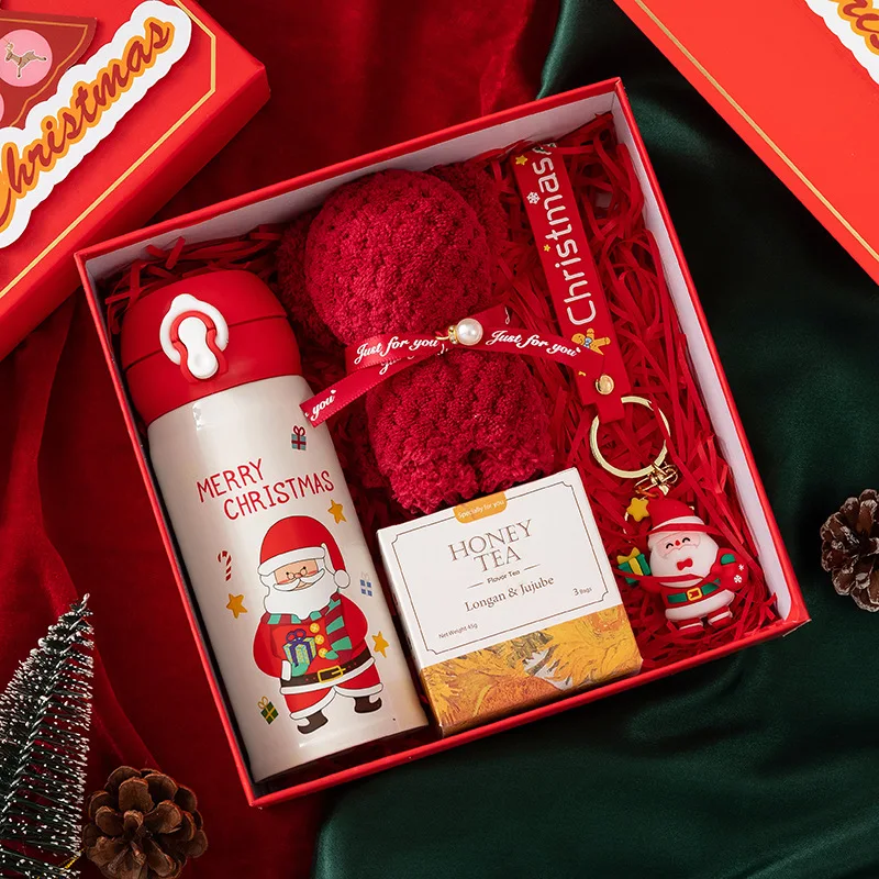 Creative New Year Gift Set Christmas Gift  Box Kindergarten Souvenir Christmas Cup Festive Luxury Style Business Gifts