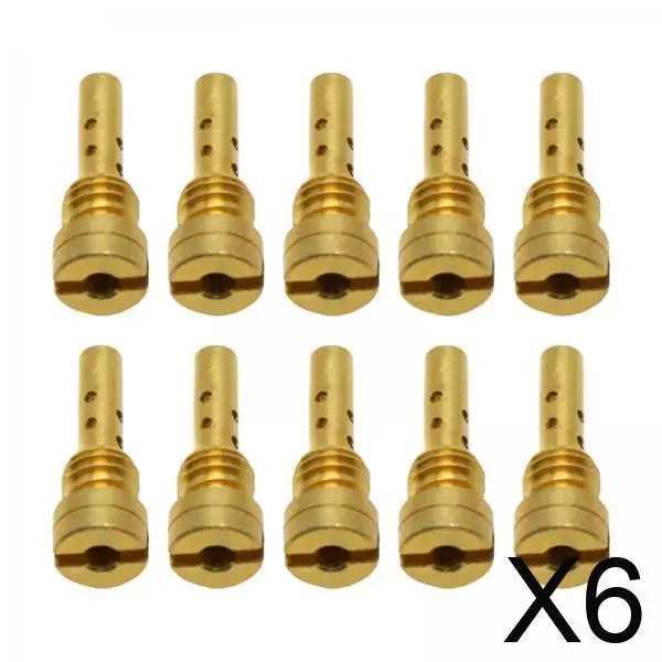 

High Quality Copper Carburetor Pilot Jet Kit Slow Idle Nozzle Replacement Parts Universal for Arctic Cat Keihin CVK
