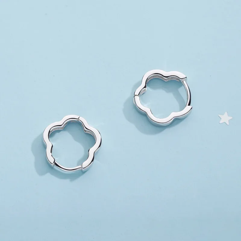 

925 Sterling Silver Earrings Flower Earring Creative Hot Sexy Jewelry For Women Gift Customized