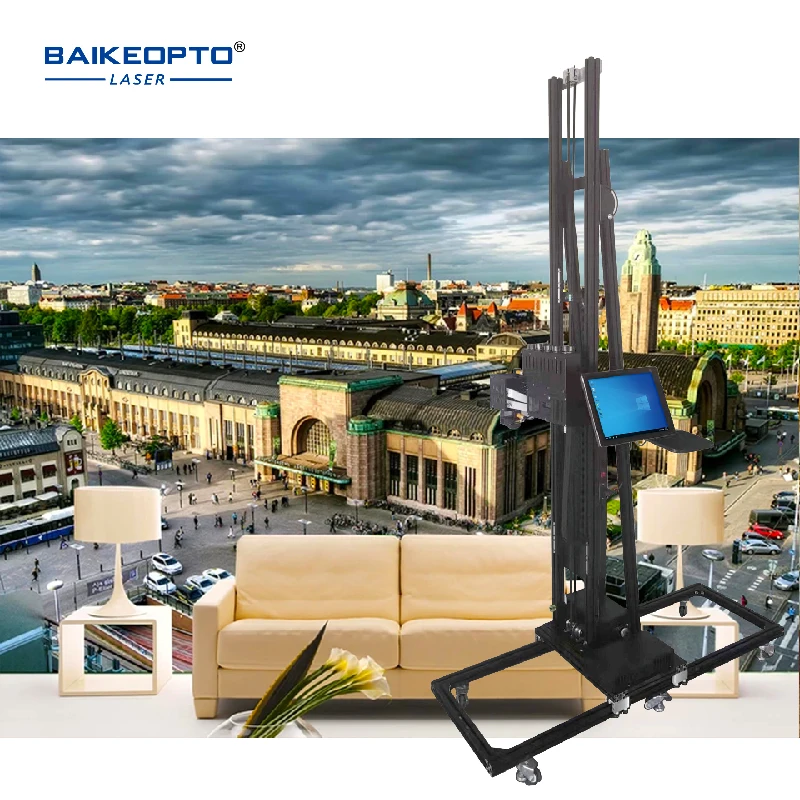 China Automated Large Format Smart Wall Printing Technology Mural Wallpen Printer für Heimdekoration