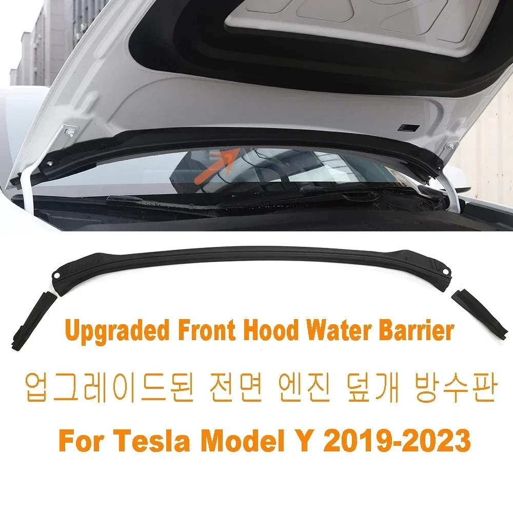 Voorkap Waterdichte Afdichting Strip Cover Verbeterde Versie Voor Tesla Model Y Model 3 2017-2023 Strip Luchtinlaat Bescherming Accessoires