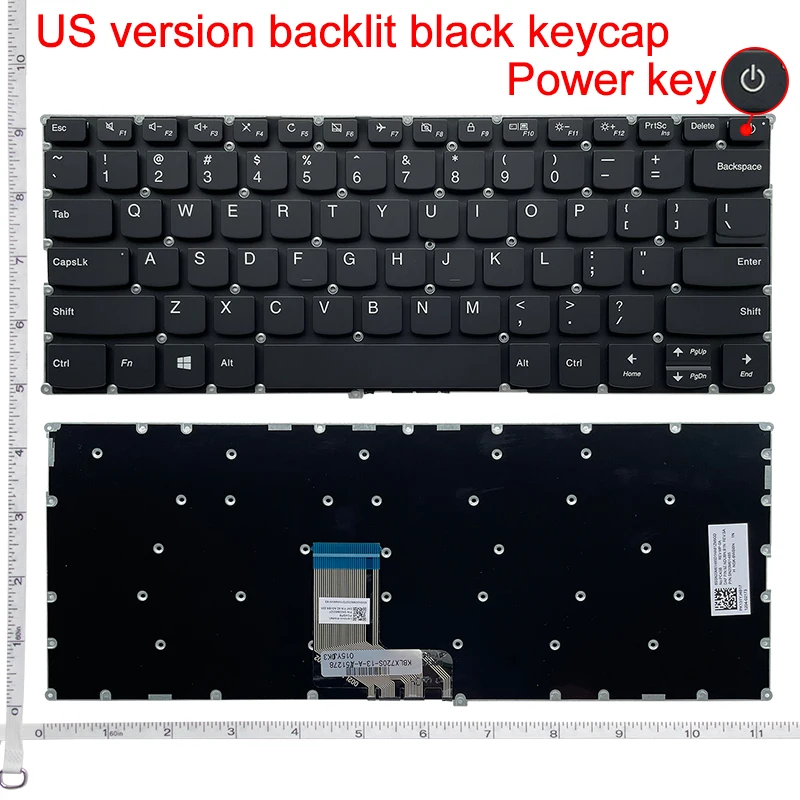 

US/LA SP Keyboard for lenovo ideapad 320s-13 720S-14 720S-14IKB 320s-13ikb V530S-14 7000-13 Backlit