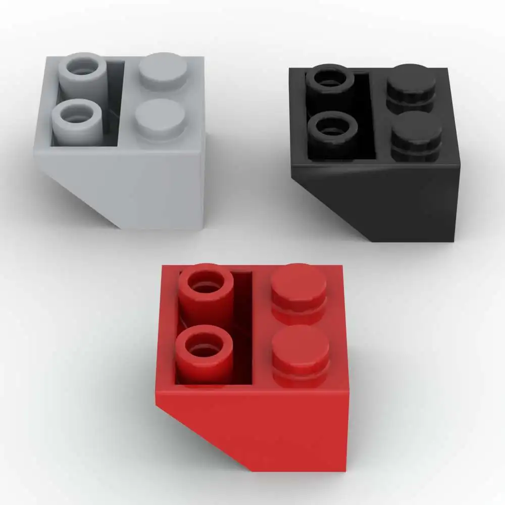 MOC – Kit de blocs de construction 3660 2x2, 10 pièces, avec broche à fond plat, briques, particules, jouet éducatif, cadeaux d'anniversaire pour enfants