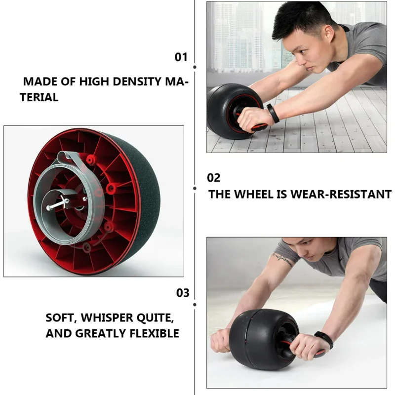 

Fitness Equipment Ab Wheel Exercise Roller Abdominal Scroll Gym Accessories