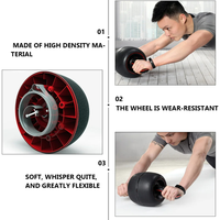 Fitness Equipment Ab Wheel Exercise Roller  Abdominal  Scroll Gym Accessories