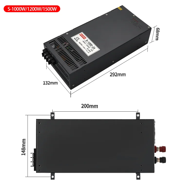 1000W 1200W 1500W Switching Power Supply 110V/220V AC-DC 12V 15V 24V 36V 48V 60V 72V 80V 110V 150V 220V SMPS Source Transformer