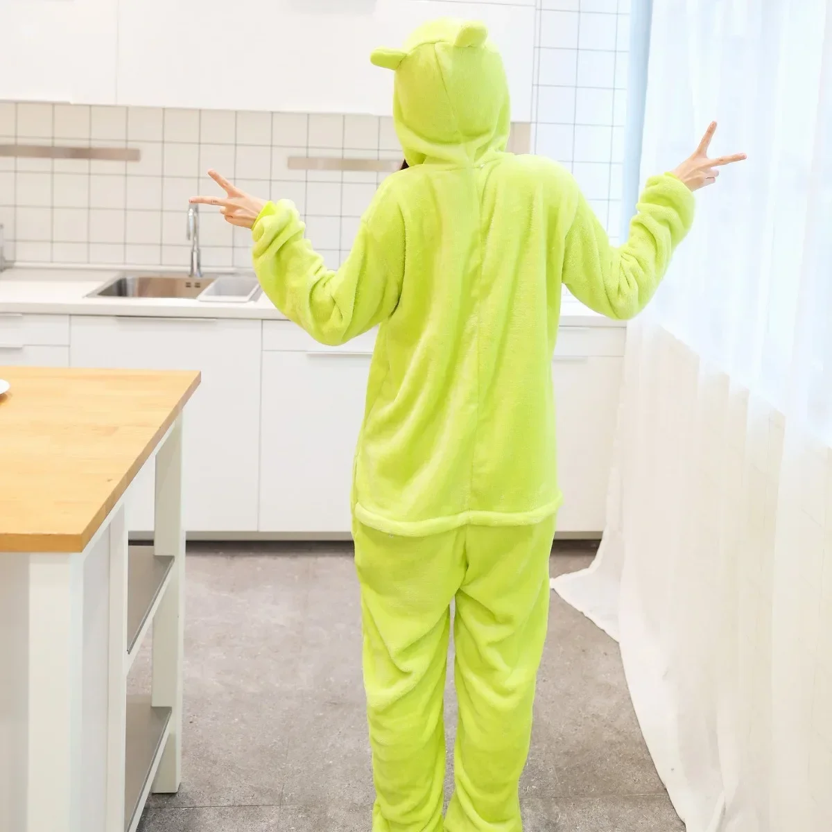 Anime Adult Frog Cosplay Halloween Costumes Green Onesies Jumpsuit Xmas Carnival Funny Women Men Pajamas Kigurumi