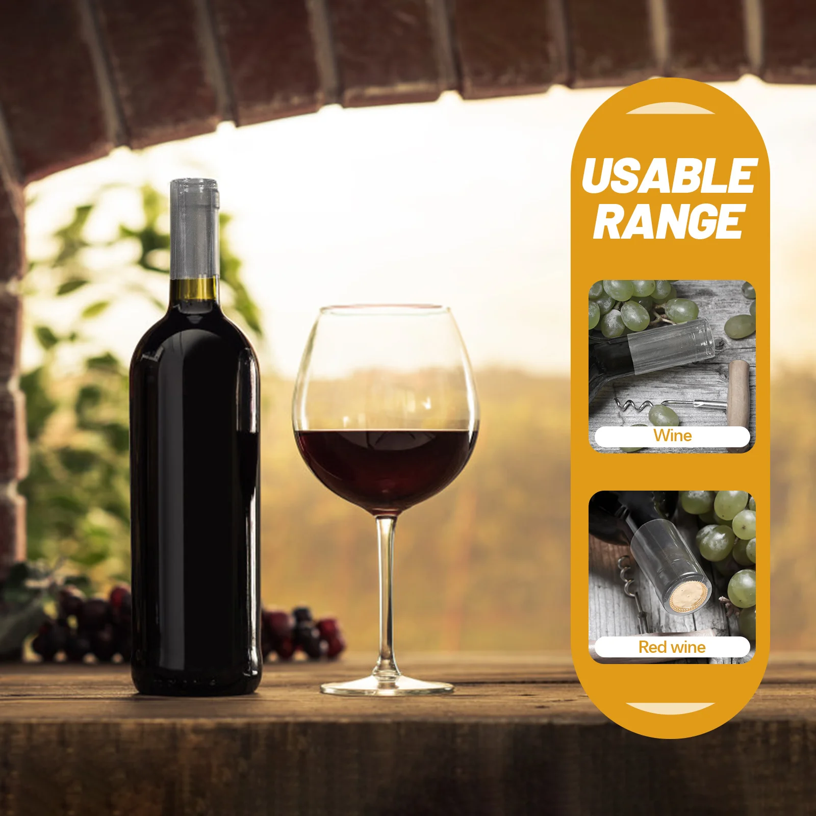 

100pcs Wine Bottle Sealer Heat Shrink Capsules PVC Membrane Straight Mouth Transparent Protective Cover For Storage