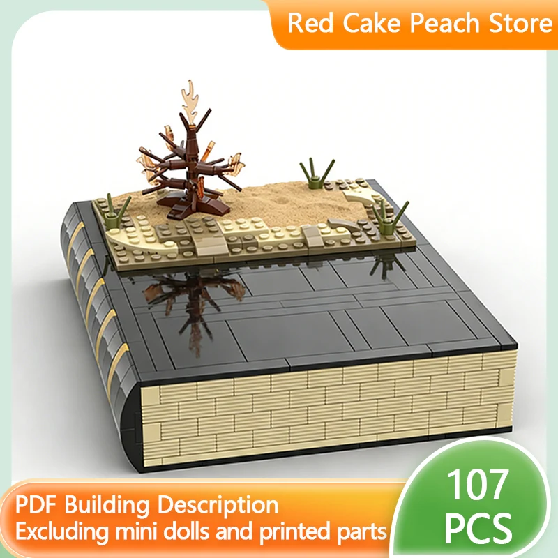 

City Street View Model MOC Building Bricks The Burning Bush Scene Modular Technology Children Holiday Gifts Assemble Toys Suit