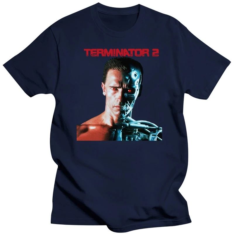 Terminator 2 Arnold Schwarzenegger Arnie Official Tee T-Shirt Mens