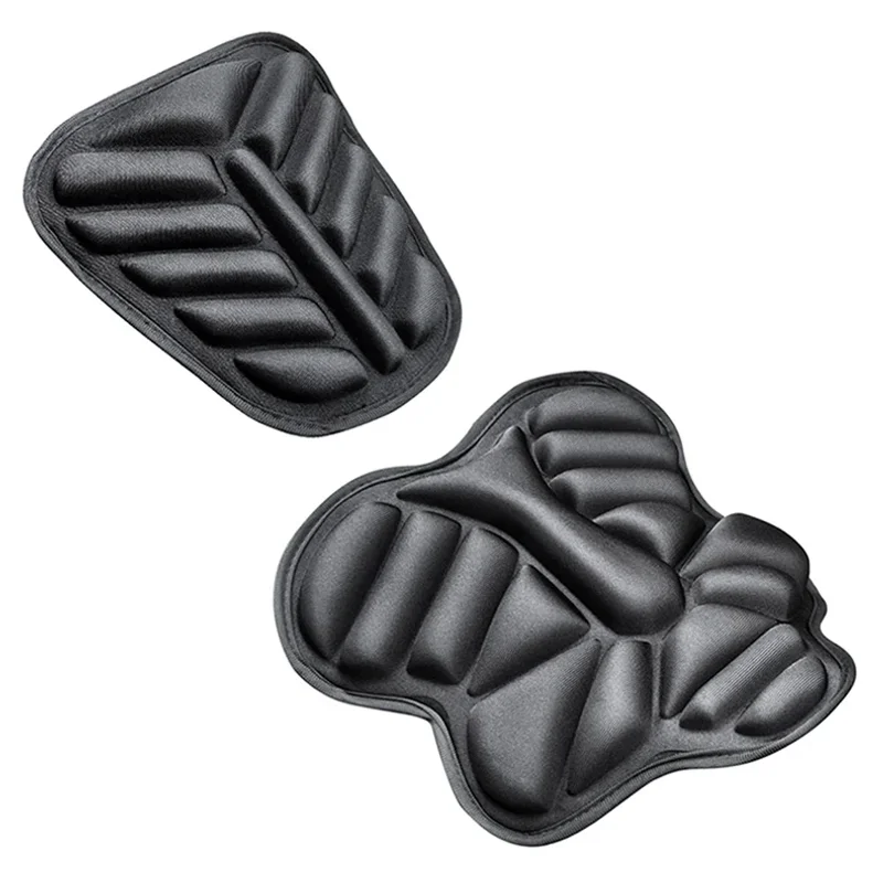 Motorcycle Seat Cushion, Multi-Purpose Cooling Motorcycle Seat Cushion, 2 Pieces, 3D Seat Cover Anti-Slip for Motorcycles and Sc