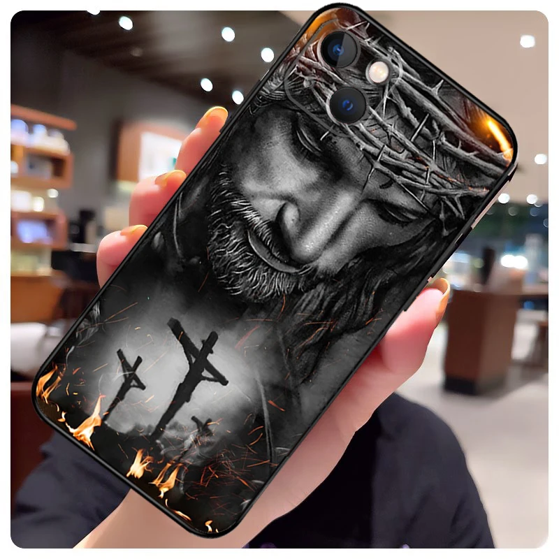 حافظة مريم العذراء ويسوع لهاتف آيفون 17 إير 17 برو حافظة هاتف لهاتف أبل آيفون 17 برو ماكس #2