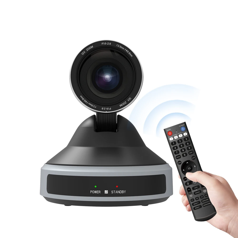 High Quality Professional Equipment Full HD 1080p 12X Optical Zoom SDI LAN PTZ Camera for Live Streaming Event