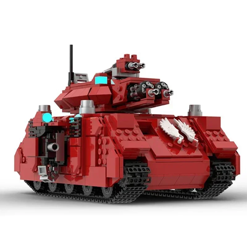 Martello Terreno Guerra Serbatoio Tecnologia Blocchi modulari Giochi popolari Modello Moc Mattoni da costruzione Regali Giocattoli di Natale Set fai da te Assemblaggio