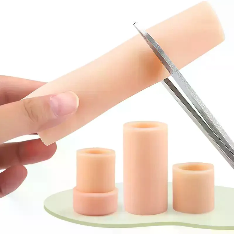 /YOV/Silicone Toe Protector Cover Anti-Friction Foot Care Pedicure Finger Separator Spacer Tube Pain Relief Wear Pads