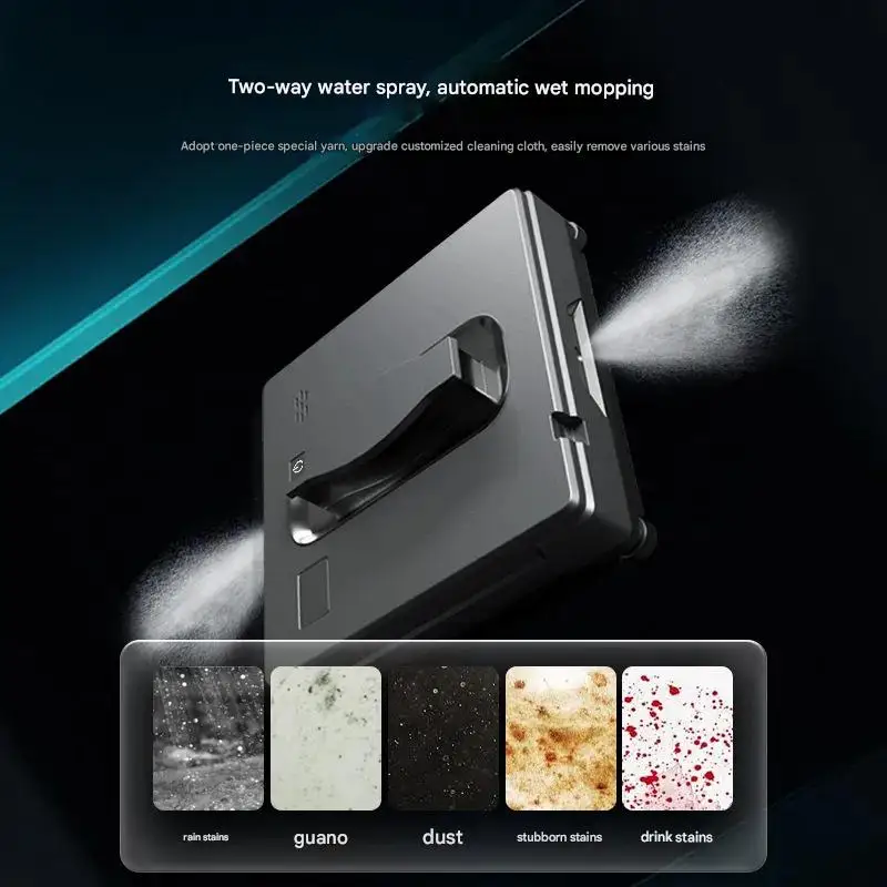 지능형 원격 제어 APP 고층 창 청소 로봇 양방향 워터 제트 자동 창 유리 청소 기계