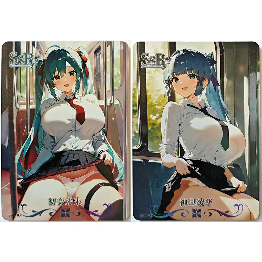 Anime Godin Verhaal SSR Takanashi Rikka Hatsune Miku Premium Flash Collectible Card Kerst Verjaardagscadeau Bordspel