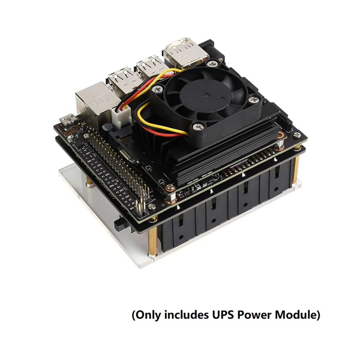 AT87-For Jetson Nano B01 / 2GB UPS Power Module, Uninterruptible 5V Power Supply, 5A High Current - EU Plug
