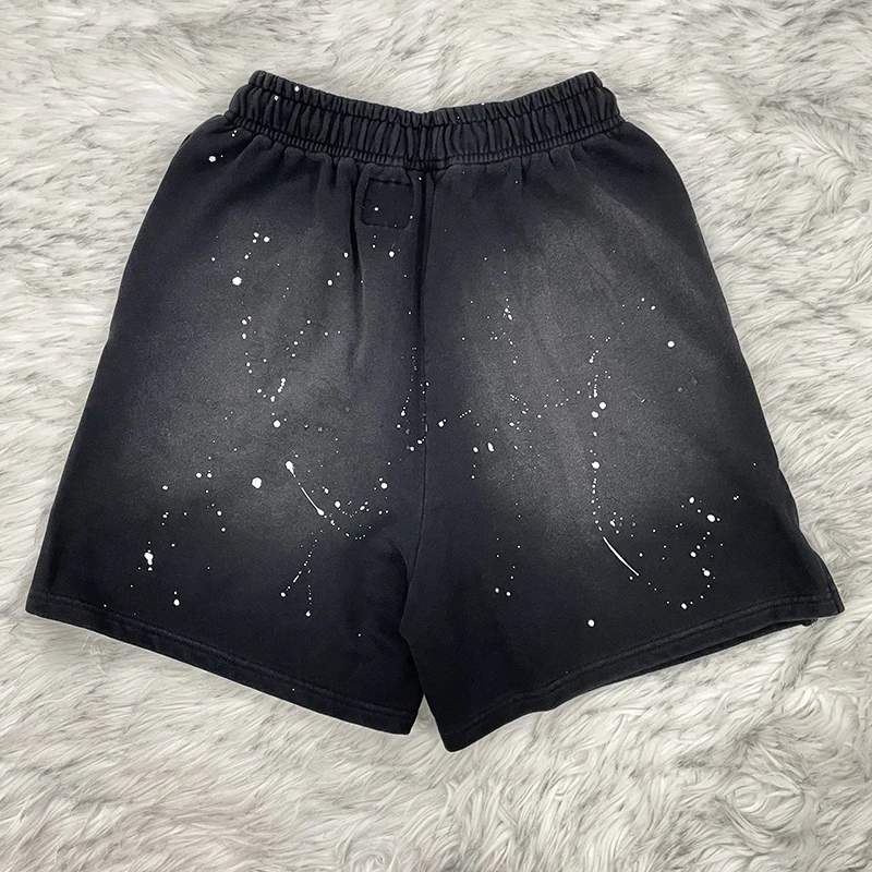 Hellstar Studios Sports Flame Casual Shorts for Men And Women Washed Short Pants Youthful Vitality Style Daily Wear Autumn Se...