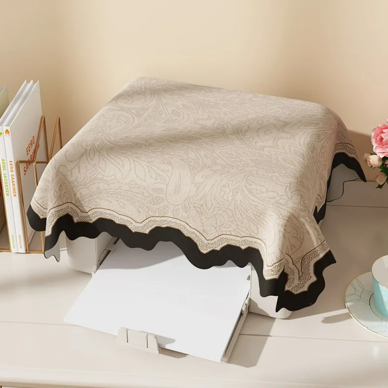 One printer cover towel, tablecloth, coffee table cover, cream style multi-purpose cover towel