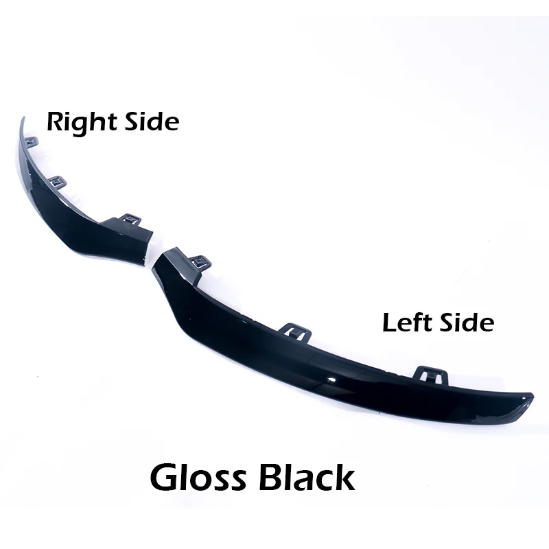 Front Bumper Trim Strip Gloss Black Knight For Mercedes Benz GLC Pre-facelift SUV Coupe X253 C253 2015-2019 For AMG Line Sport