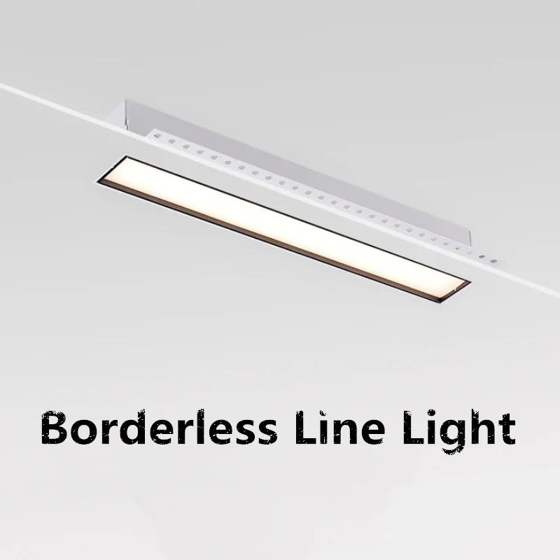 

10W 20W 40W Dimmable LED Downlight Strip Line Light Bar Creative Linear Recessed Embeded Ceiling Lamp Living Room Corridor Light