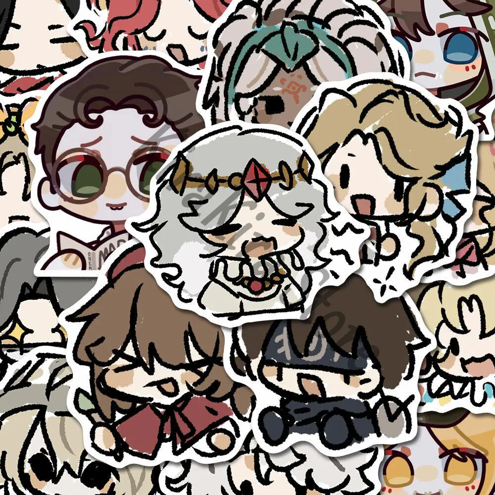 Norton Campbell Decals Identity V Decor อะนิเมะหมวดหมู่คอสเพลย์ Paster Naib Subedar สติกเกอร์ 50pcs Mike Morton เครื่องเขียนประดับชุด