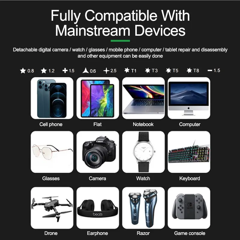 RELIFE SD-22E High Presion Elecrtric Screwdriver Driver Kit For iPhon Phone Repair Disassembly Tool Type C Charging
