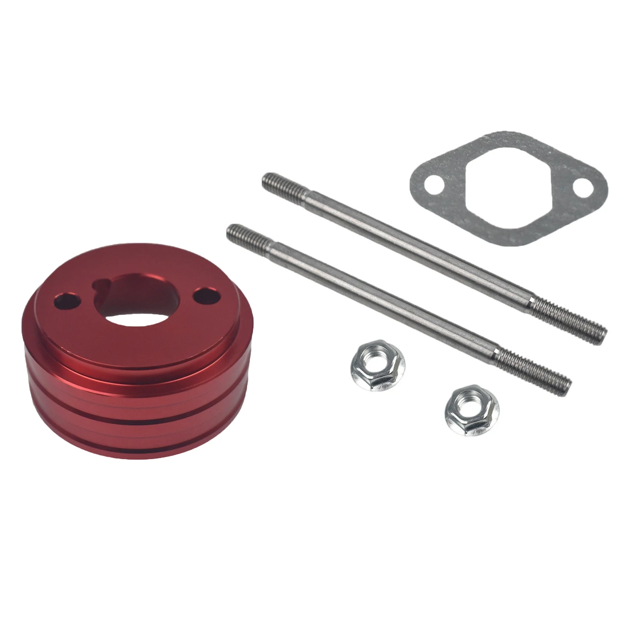 Red 62mm Adapter Kit For 212cc 6.5 Hp Predator Engine Coleman CC100X CT100U Go Kart Mini Bike