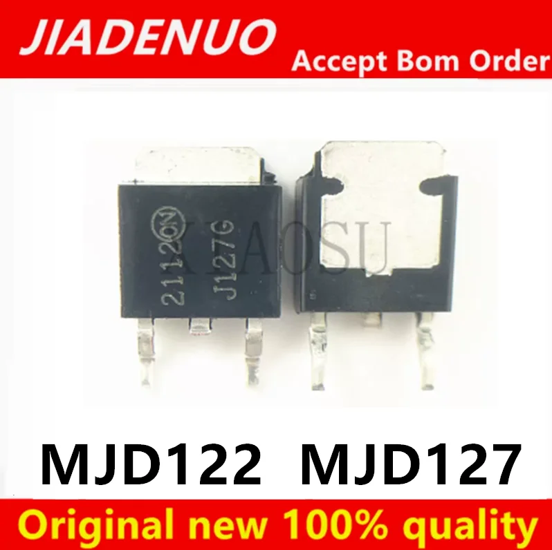 10/PCS New Original MJD127  MJD122 TO-252 8A/100V Darlington transistor In Stock