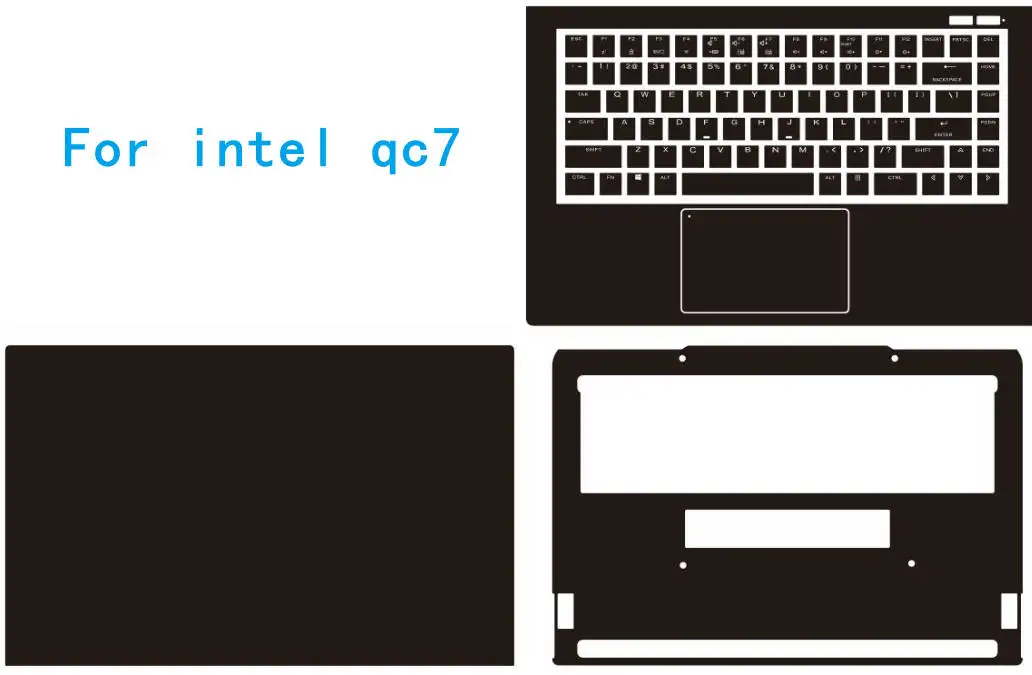 For INTEL NUC M15 BC57 2020 / NUC X15 KC57 2021 / INTEL QC7 2019 Pre Cut Laptop Vinyl Decal Cover Sticker Skin Protector