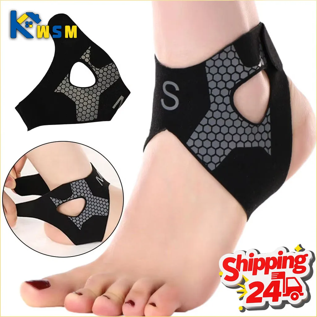 1-10pcs S/M/L Lightweight Breathable Ankle Brace Adjustable Strap Wrap Sports Injury Protection for Gym Sprain Prevention