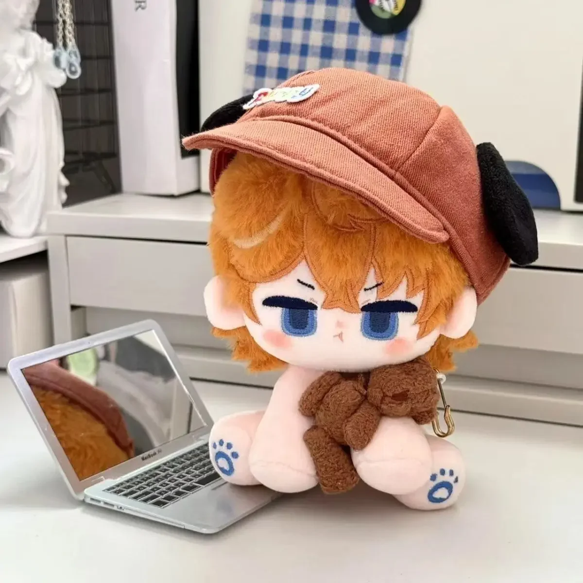 Anime 15CM Genshin Impact Tartaglia peluche poupée présente figurines Cosplay attribut rembourrage jouet pour enfants cadeau de noël