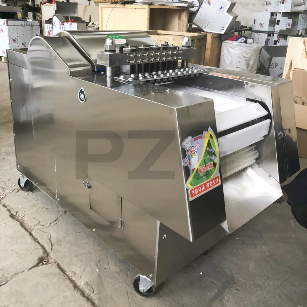 Fast Frozen Meat Cube Cutting Machine Frozen Chicken Duck Meat Beef Dicer Cutter Whole Chicken With Bone Dicing Machine