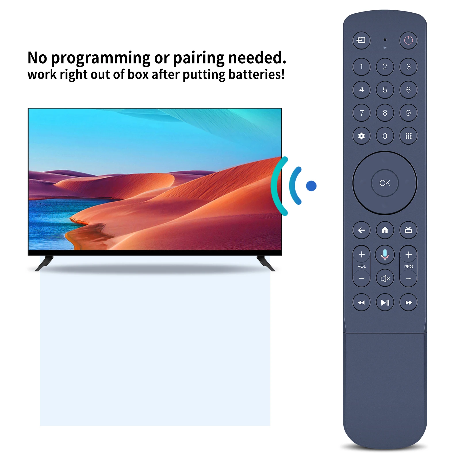 جهاز تحكم عن بعد بديل T4HIU2212/31KA جديد للتلفزيون البرتقالي