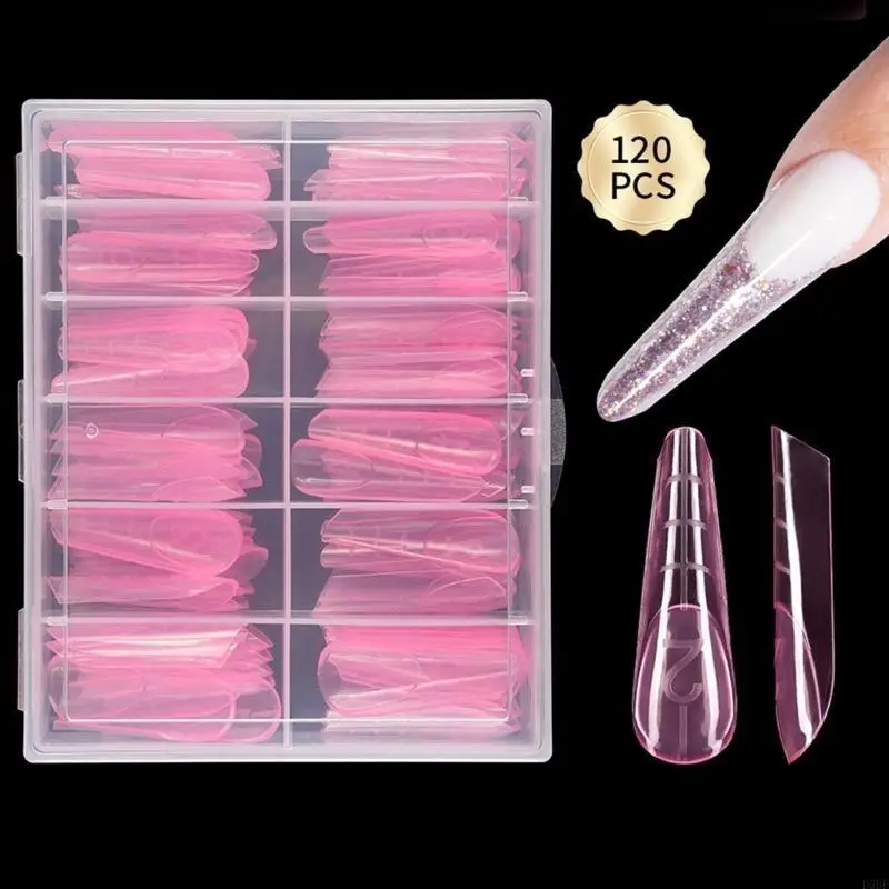 

D5BF Duals Forms Mold for Poly Gels UVS Gel 12 Size With Scale UVS Gel Mold