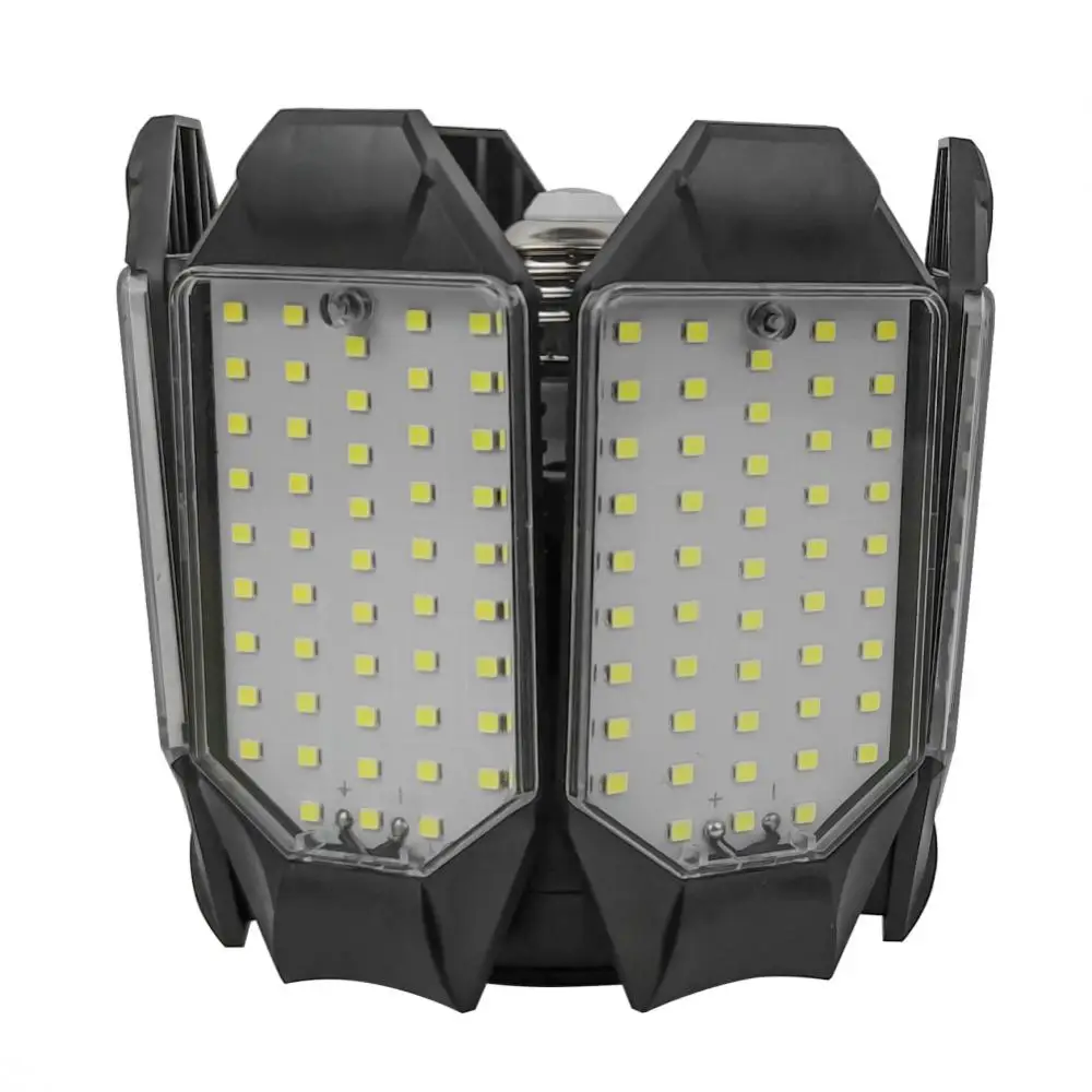 Imagem -03 - Garagem Led Lights com Painéis Ajustáveis Lâmpada de Trabalho para Teto Lâmpada 1200 Lumen para Oficina Iluminação Industrial E26 E27 100w