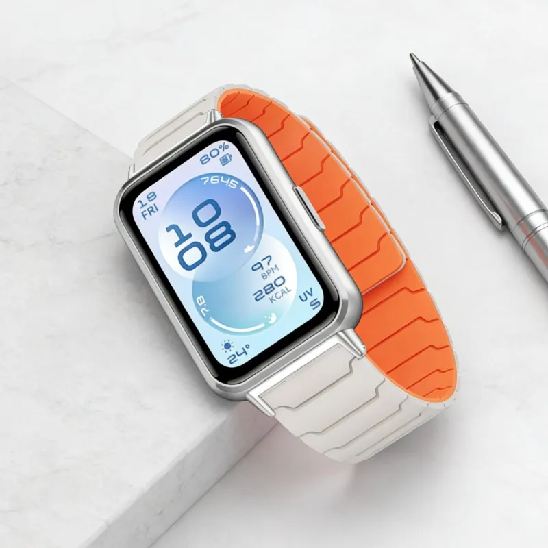 Sport-Magnetarmband für Huawei Band 11 Pro/11 Zubehör Silikonarmband Pulseira Correa Huawei Smartwatch Band 11NFC/11pro