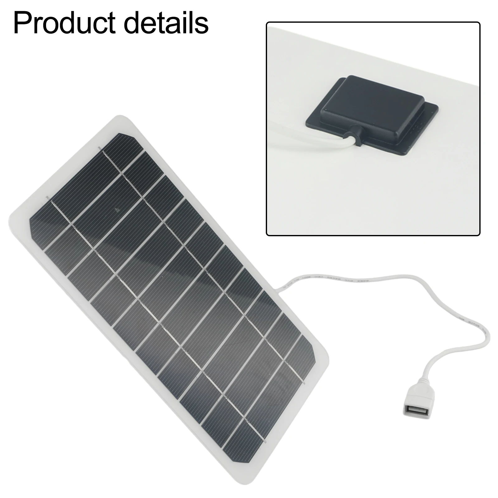 Areas Without Electricity Portable Solar Charger Good Quality High Conversion Rate High Efficiency Light Weight